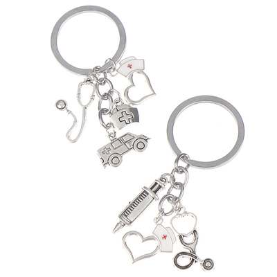 1PC New Nurse Keychain Physician Assistant Key Chains Medica