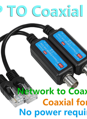 IP Network Coaxial Transmitter Receiver Extender Safe Transm