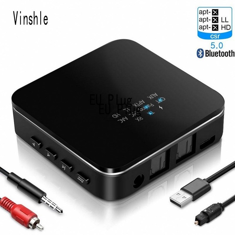 B23Wireless Bluetooth 5.0 Adapter AUX USB Receiver CSR8675 A