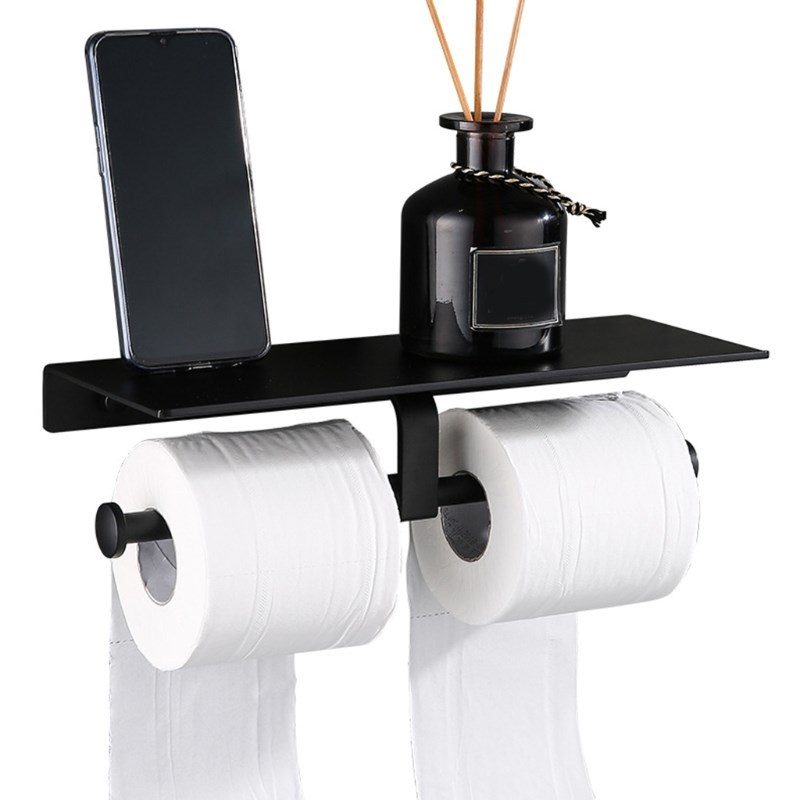 Modern Dual-purpose Toilet Paper Holder Wall-mounted Tissue
