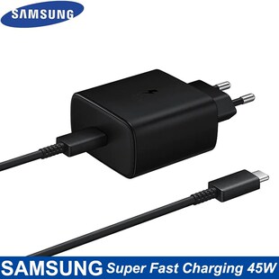 Samsung Original 45W Super Fast Charger Double Type-C Cable