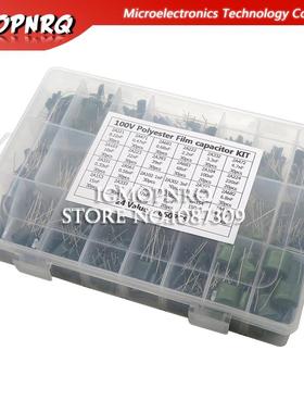 660PCS 24Value Capacitor kit 100V 2A221J to 2A474J Polyester