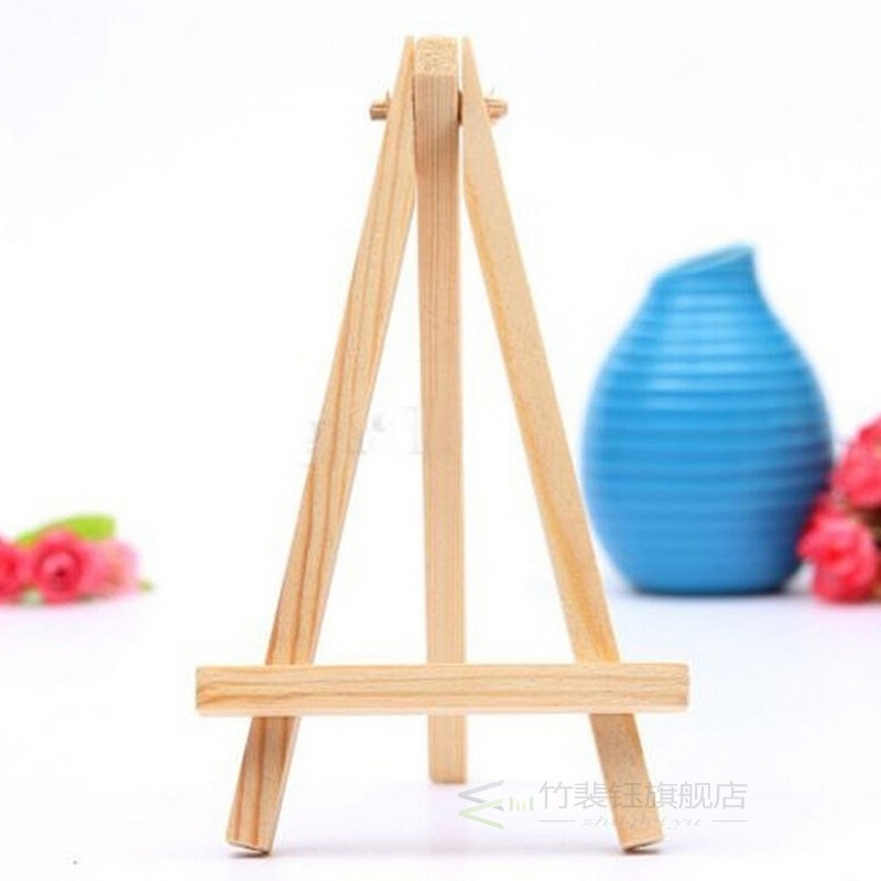 HOT 5pcs/set Mini Artist Wooden Easel Wood Wedding Table Car