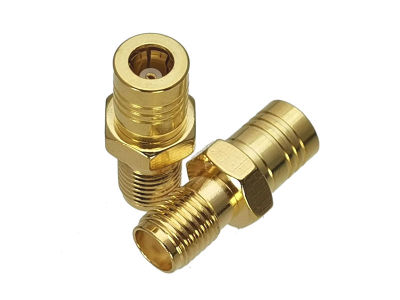10Pcs SMA Female Jack to SMB Female Jack RF Adapter Connecto