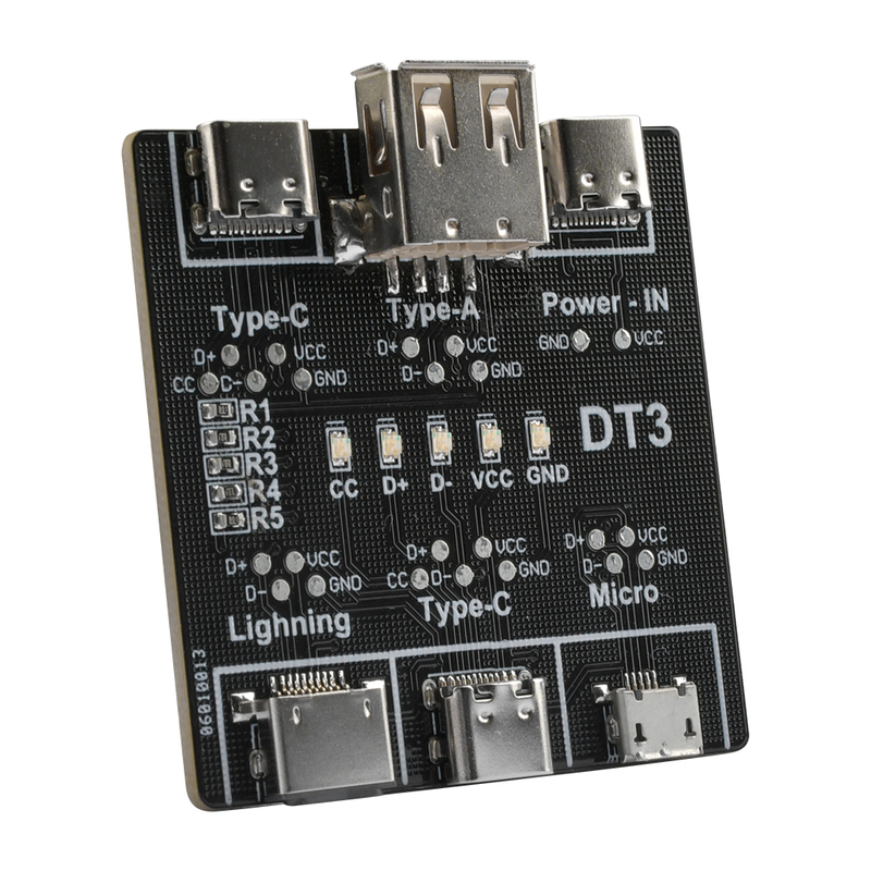 DT3 USB Cable Tester Data Cable Detection Board for IOS Andr 鲜花速递/花卉仿真/绿植园艺 园艺用品套装 原图主图