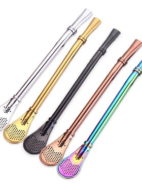 1PC Stainless Steel Straws Metal Straw Tubules Yerba Mate Fi
