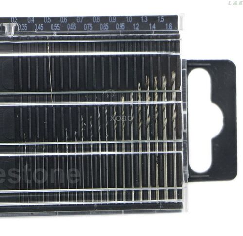 20x MICROBOX Tiny Micro HSS Twist Drill Bit Set 0.3mm-1.6mm