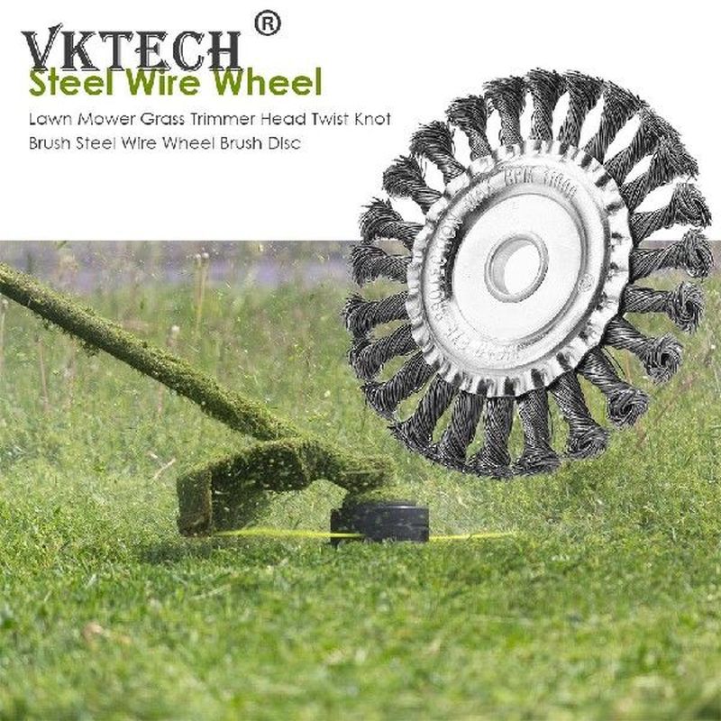 Grass Trimmer Heads Knot Brush Wire Cutter Lawn Mower Twist