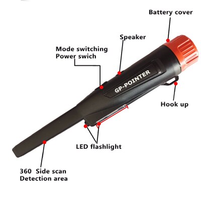 waterproof Pinpointing Metal Detector 2020 upgrade high Sens