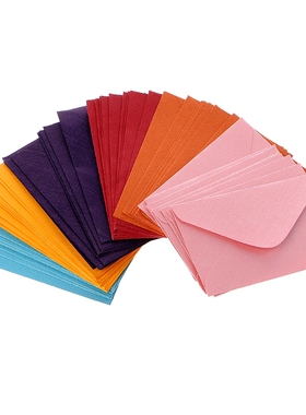 50PSC/Pack Invitation Envelopes Colorful Envelopes 2.4'&
