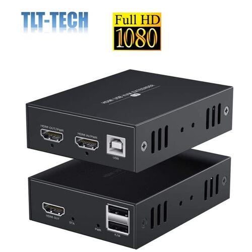 One pair 50 meters HDMI KVM Extender Over cat5e/6 Ethernet c