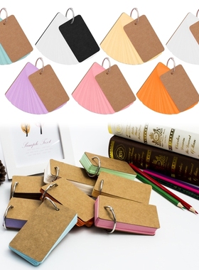 100 Sheets Heavy Index Cards Blank Study Cards Memo Card DIY