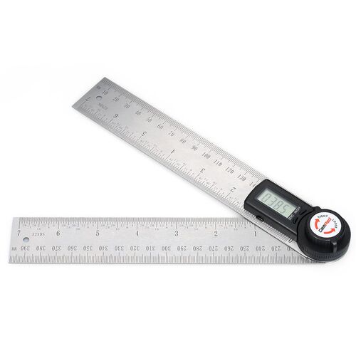 GemRed 2-in-1 Digital Angle Rule Goniometer Angle Gauge Stai