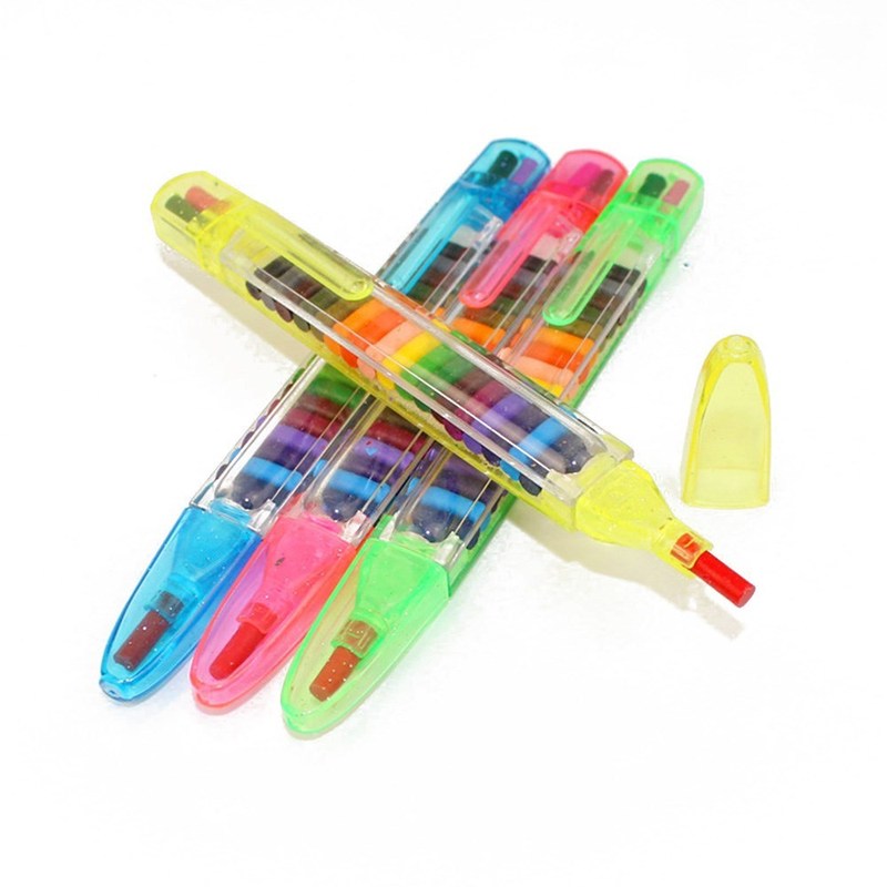 1PCS 20 Colors Oil Pastels Kids Graffiti Pen Art Gift Shiny