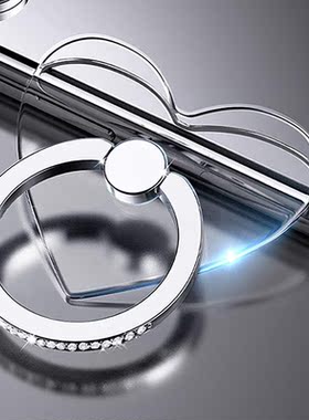 Transparent Finger Ring Holder Diamond Ring Phone Stand