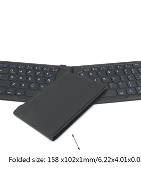 Universal 64 Keys Ultra Slim Folding Bluetooth-compatible 3.