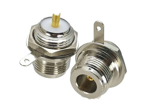 1Pcs N Female Jack Nut Bulkhead Solder Pannel mount RF Adapt