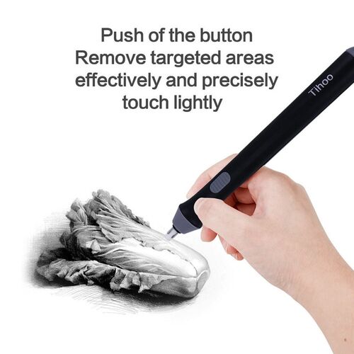 Kawaii Electric Eraser With Refill Cute Electronic Pencil R