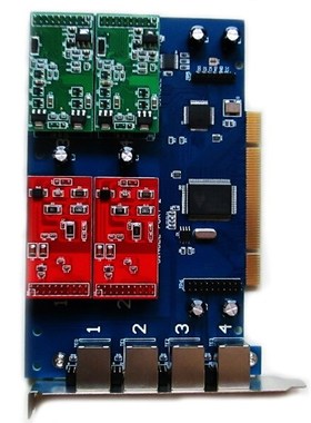 Brand NEW  TDM410P  Asterisk card with 2 FXO port 2 FXS port