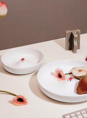 Household Creative Dinner Plates Set Ceramic Children's