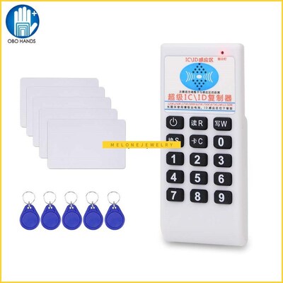 Handheld 125KHz RFID Copier Duplicator d Reader Writer 13.56