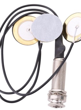 Piezo Contact Microphone 3 Transducer Pickups with end pin j