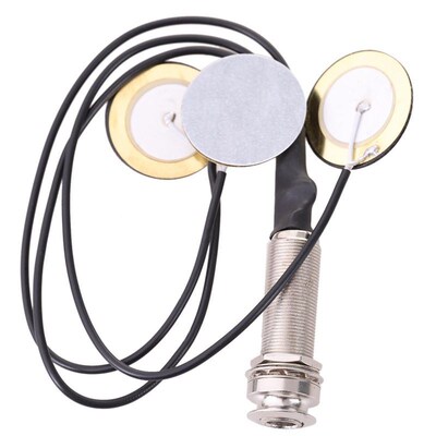 Piezo Contact Microphone 3 Transducer Pickups with end pin j