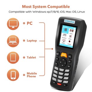 Wireless Barcode Scanner 1D 2D Bar Code Reader Inventory Cou