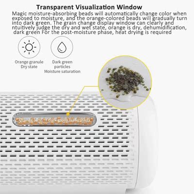 Dehumidifier Portable Home Air Dryer Desiccant Moisture Abso