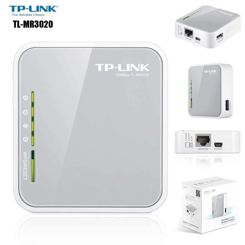 NEW TP-LINK TL-MR3020 150Mbps Portable 3G/4G wireless wifi r