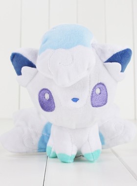 15 30cm Anime Vulpix White Fox Plush Toy Animal Sixtails Fo