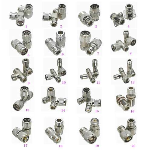 1Pcs N to N  / UHF PL259 SO239 Male plug & Female jack &