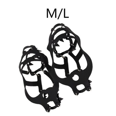 18 Teeth Crampons Safe Protect Anti-Slip Stainless Steel