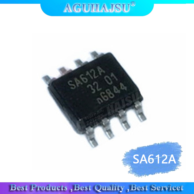 5PCS  SA612A SA612 NE612 NE612A SOP8 Double-balanced mixer a