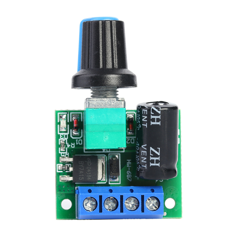 5A 90W PWM Motor Speed Controller  Low Voltage Motor Module