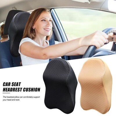Cars Seat Headrest Pad Memory Cotton Foam Pillow Head Neck
