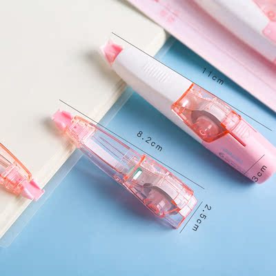 Mohamm 2+1 5mm*6m White Out Correction Tape Pen with 2 Refi