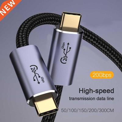 USB Type C to Type C Cable For Macbook PD 100W 4K 60Hz USB 3