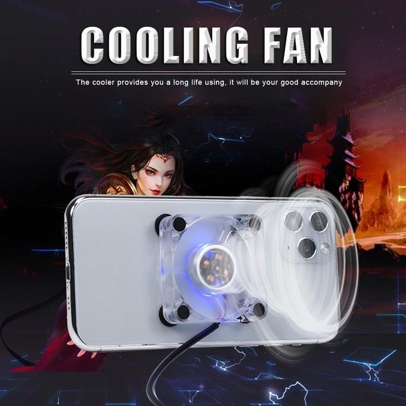 Small Fan Portable Mobile Phone Cooler USB Cooling Pad Coole
