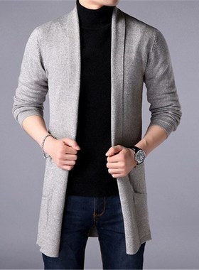 Sweater Coats Men New Fashion 2020 Autumn Men's Slim Lon