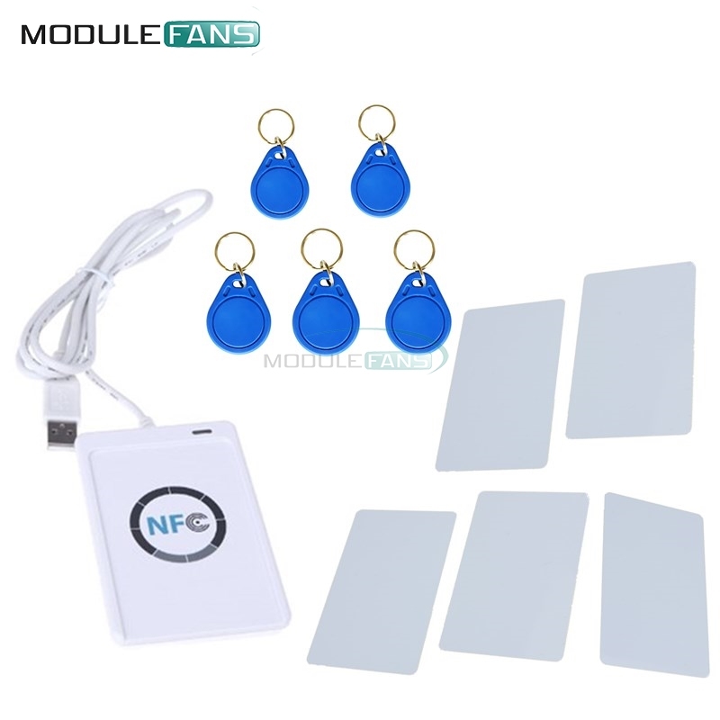 ACR122u NFC Reader Writer 13.56Mhz RFID Copier Duplicator +