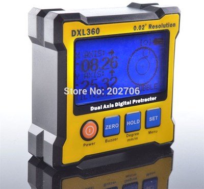 Digital Protractor Inclinometer DXL360 Dual Axis Level measu