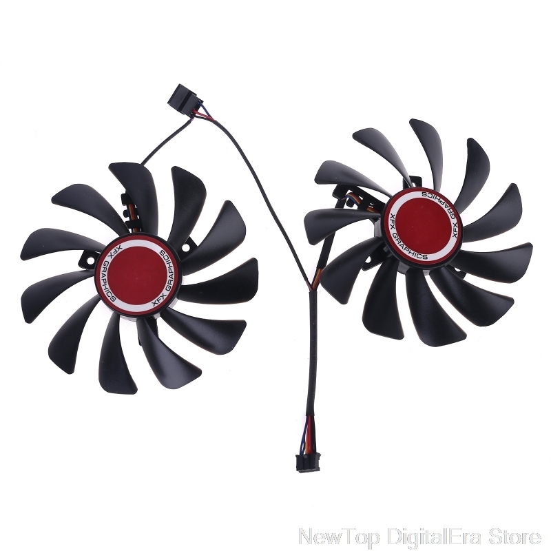 2pcs 95mm FDC10U12S9-C CF1010U12S Cooler Fan for XFX Radeon