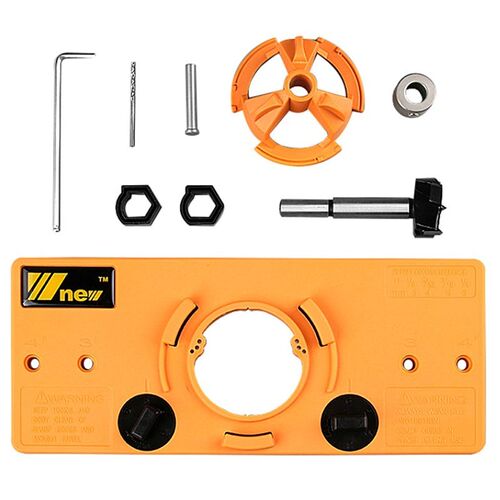 New 35MM Cup Style Hinge Jig Boring Hole Drill Guide + Forst