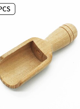 Mini Wooden Scoops Bath Salt Spoon Candy Flour Spoon Scoops