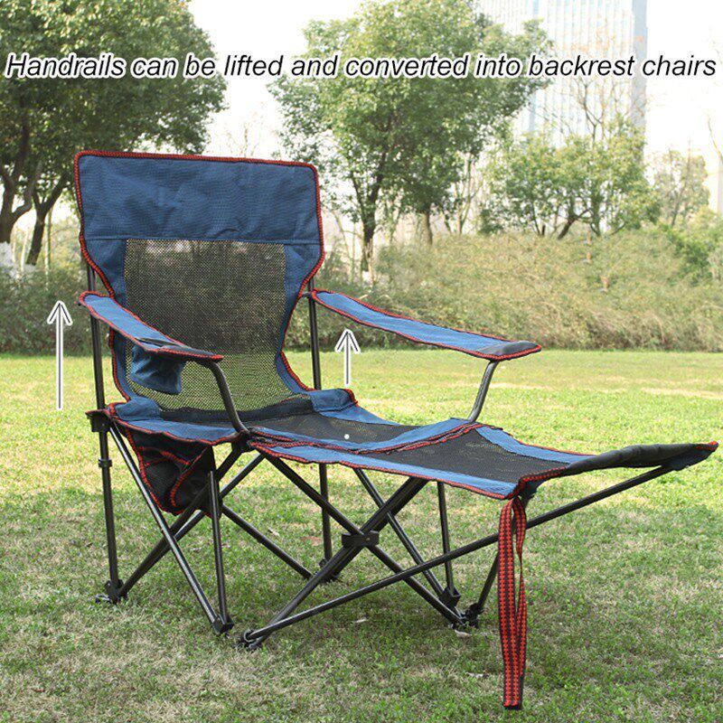 outdoor folding portable backrest chair camping folding slin