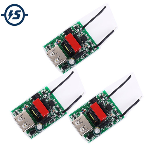 3pcs 12V 24V 36V 48V 72V to 5V 1A USB DC Step Down Module Is