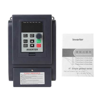 1-Phase 220V Input 3-Phase 380V Output 1.5KW VFD Variable Fr
