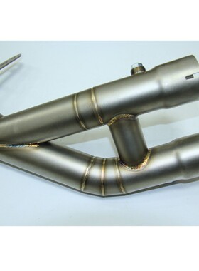 Motorcycle Exhaust Middle Pipe for 2015/2016 R1 Titanium All
