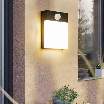 hrisdar 18W PIR Motion Sensor Wall lamp Outdoor Waterproof L